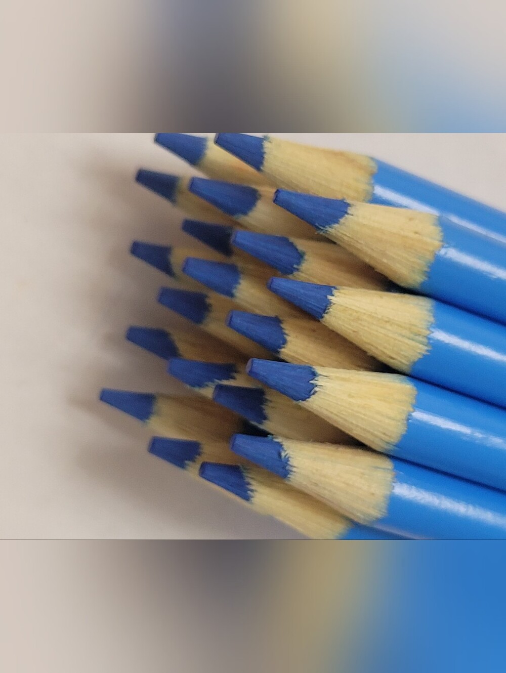 20ct Crayola Colored Pencils (Sky Blue) Single Color Bulk Lot